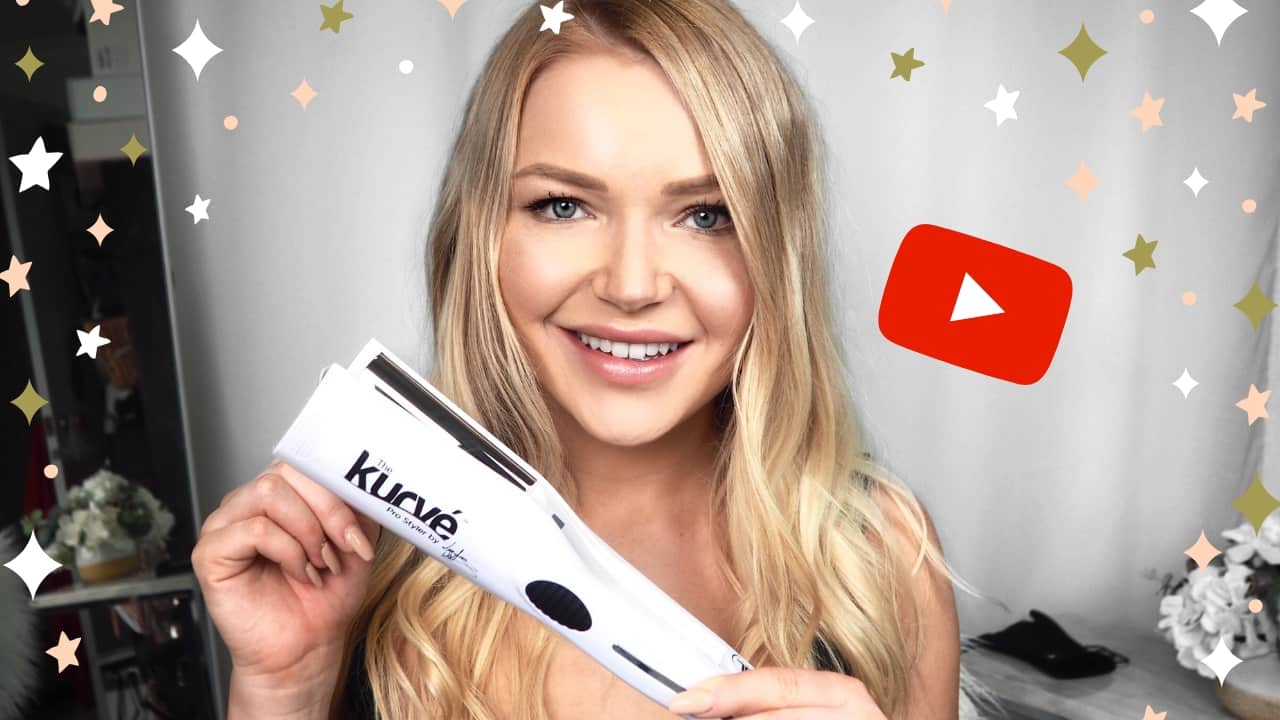 Kurve Pro styler review How to curl your hair with a straightener